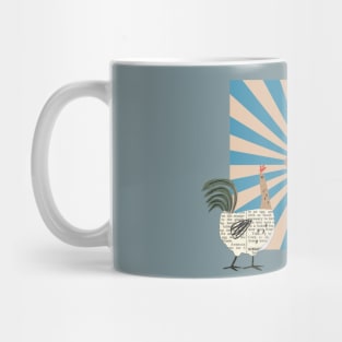 Trio: Monkey, Rooster & Penguin Mug